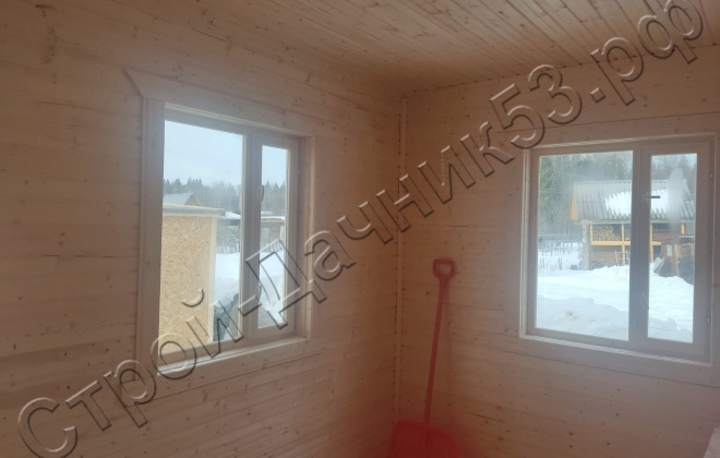 3 Каркасно-щитовой дом Д-30, 6х6м, 37,5  М², Московская область, Волоколамский район, СНТ Ниимаш. (1)